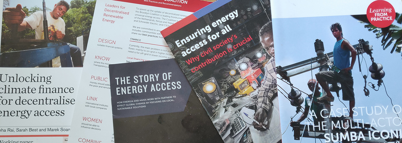 New publication on how inclusive finance boosts access to off-grid energy