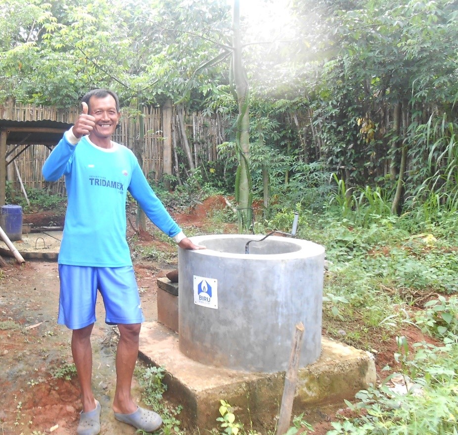 Biogas and bio-slurry: why Mr Sialim is smiling