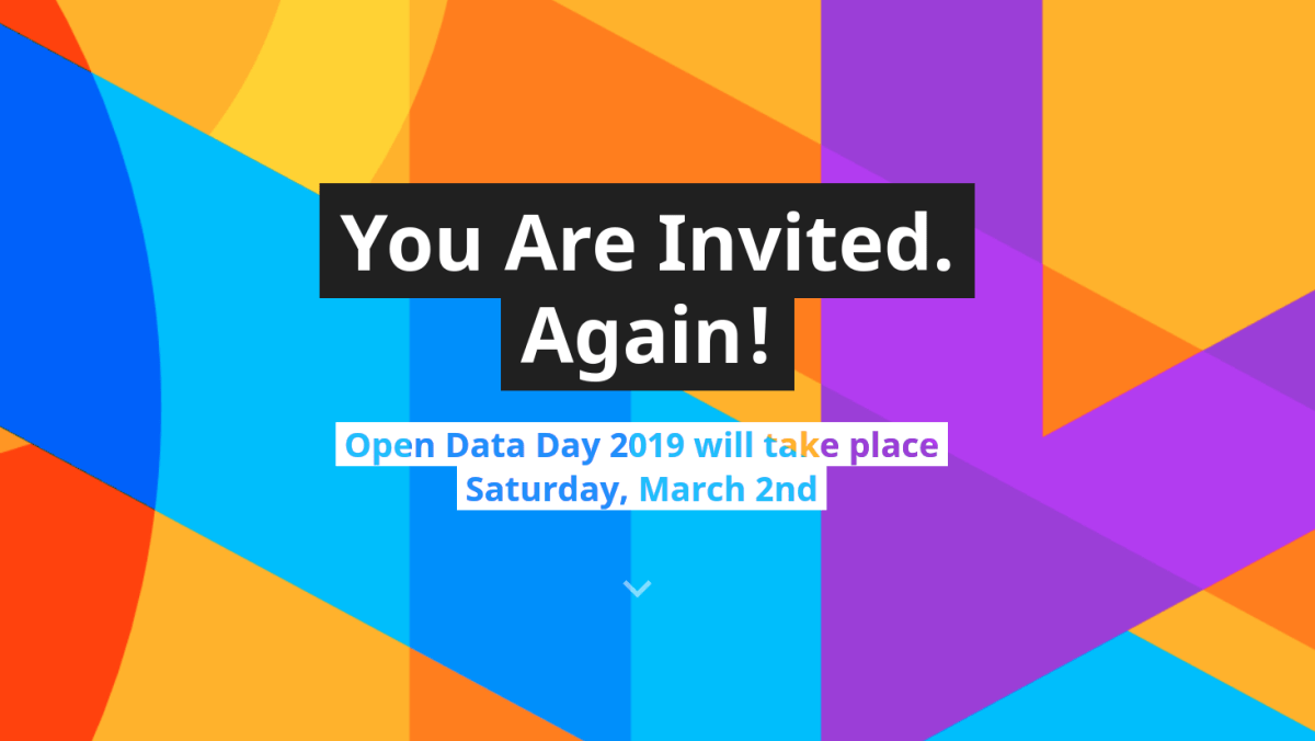 International Open Data Day 2019 is upon us: Let’s celebrate!